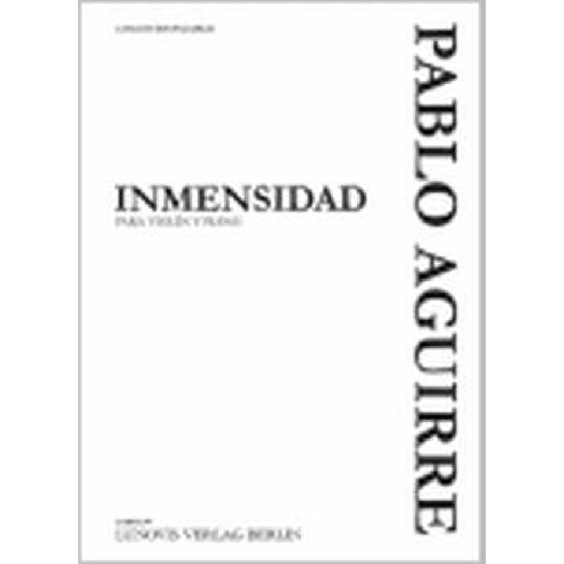Titelbild für LVB -PA097 - INMENSIDAD - CANCION SIN PALABRAS
