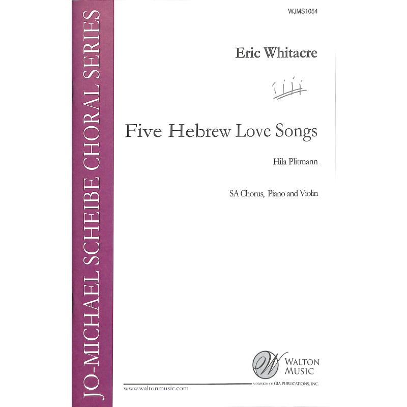 Titelbild für HL 8501490 - 5 HEBREW LOVE SONGS