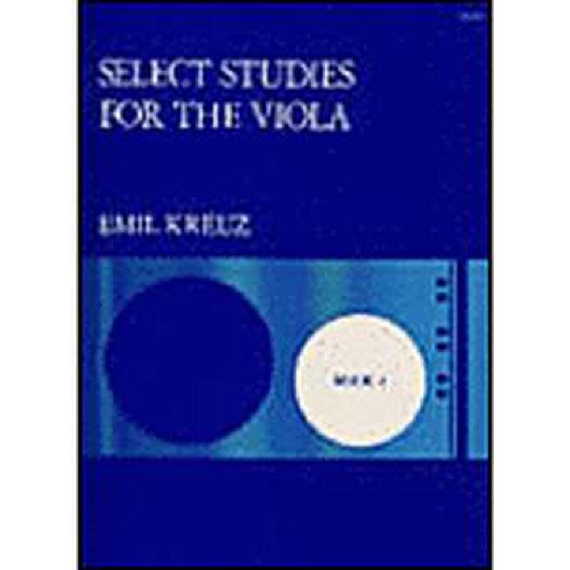 Titelbild für STAINER 7657A - SELECT STUDIES FOR THE VIOLA 1