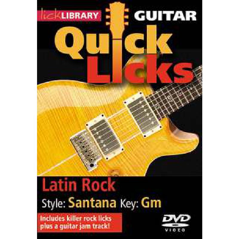 Titelbild für RDR 0235 - GUITAR QUICK LICKS - LATIN ROCK