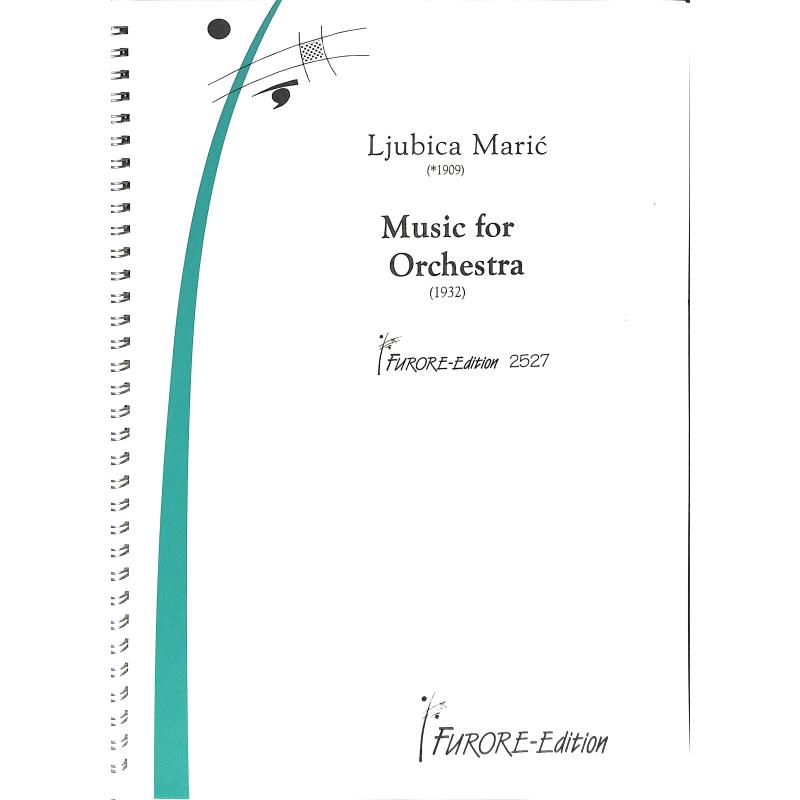 Titelbild für FUE 2527 - Music for orchestra (1932)