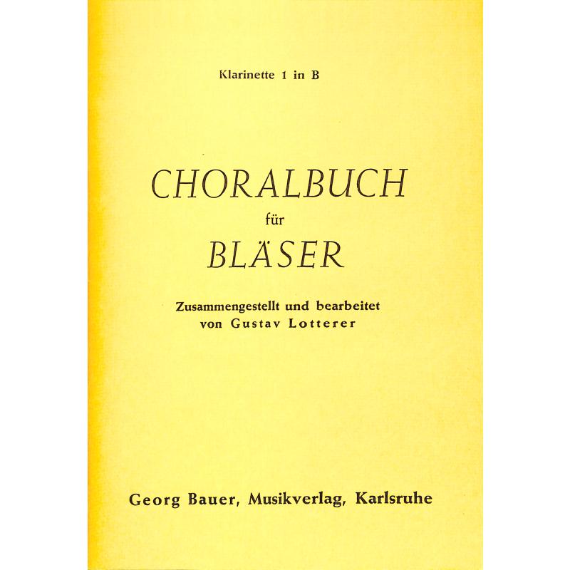 Titelbild für BAU 139-KLAR1 - CHORALBUCH FUER BLAESER