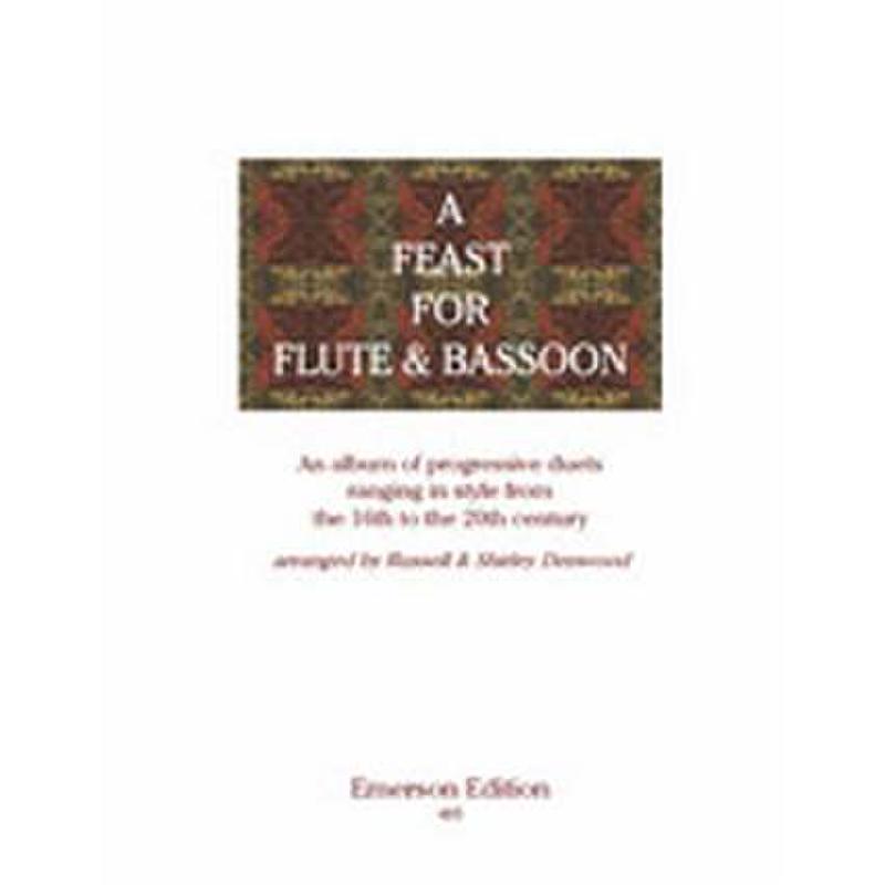 Titelbild für EMERSON 495 - A FEAST FOR FLUTE & BASSOON
