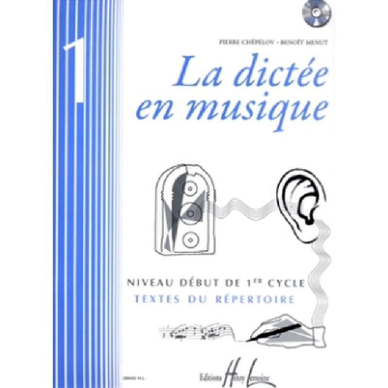 Titelbild für LEMOINE 28440 - LA DICTEE AN MUSIQUE 1