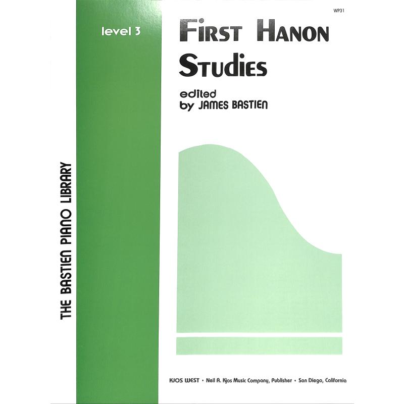 Titelbild für KJOS -WP31 - FIRST HANON STUDIES