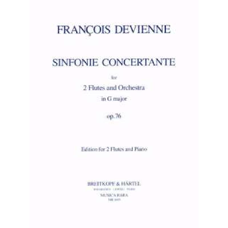 Titelbild für MR 1695 - SINFONIA CONCERTANTE G-DUR OP 76