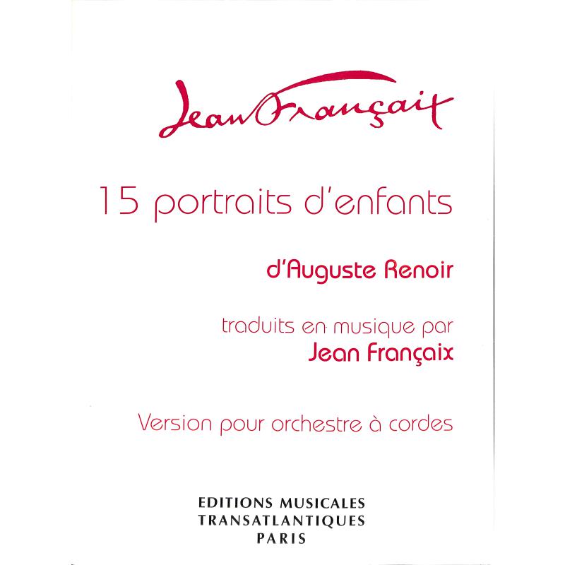 Titelbild für ETR 1173-SC - 15 portraits d'enfants d'Auguste Renoir