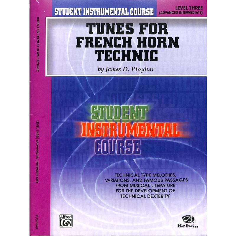 Titelbild für BIC 00353A - TUNES FOR FRENCH HORN TECHNIC 3
