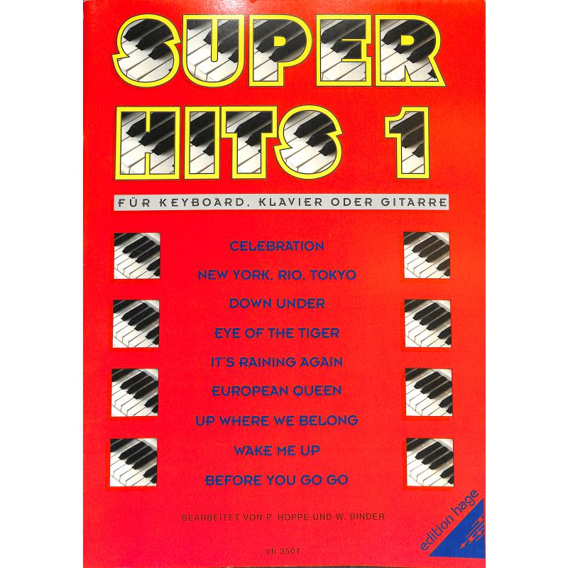 Titelbild für HAGE 3501 - SUPER HITS 1  NOTEN MIT TEXT