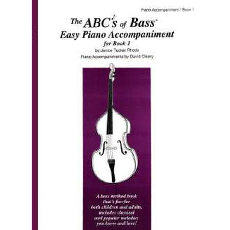 Titelbild für CF -ABC26 - ABC OF BASS 1 - EASY PIANO ACCO