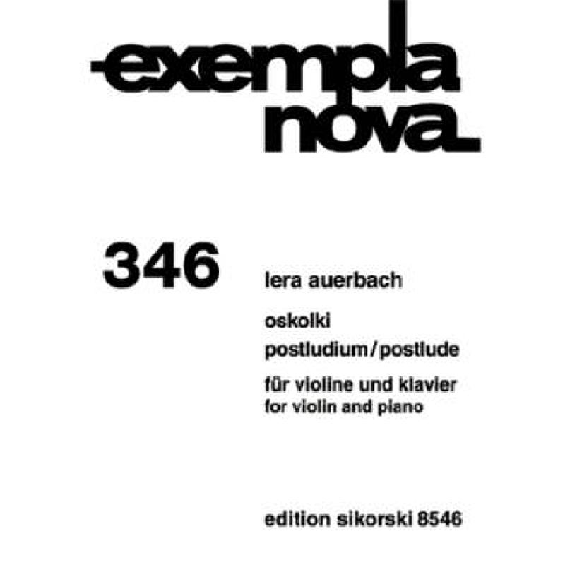 Titelbild für SIK 8546 - OSKOLKI - POSTLUDIUM OP 61 (2001)