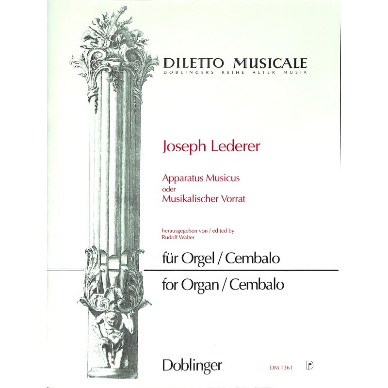 Titelbild für DM 1361 - APPARATUS MUSICUS ODER MUSIKALISCHER VORRAT (1781)