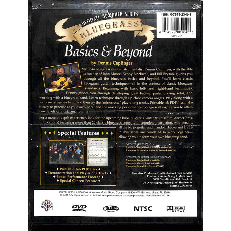 Notenbild für DVD 908069 - BLUEGRASS GUITAR BASICS + BEYOND