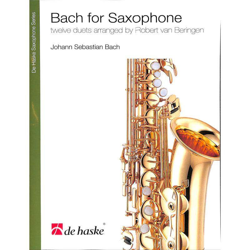 Titelbild für HASKE 910296 - BACH FOR SAXOPHONE - 12 DUETS