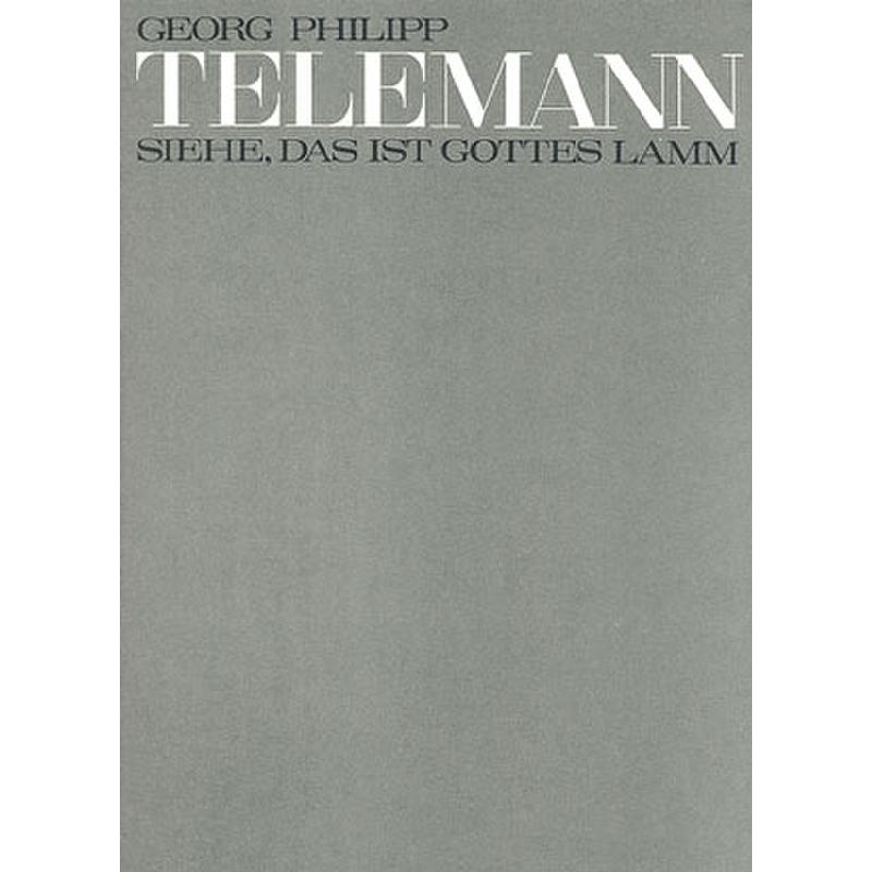 Titelbild für CARUS 39128-00 - SIEHE DAS IST GOTTES LAMM