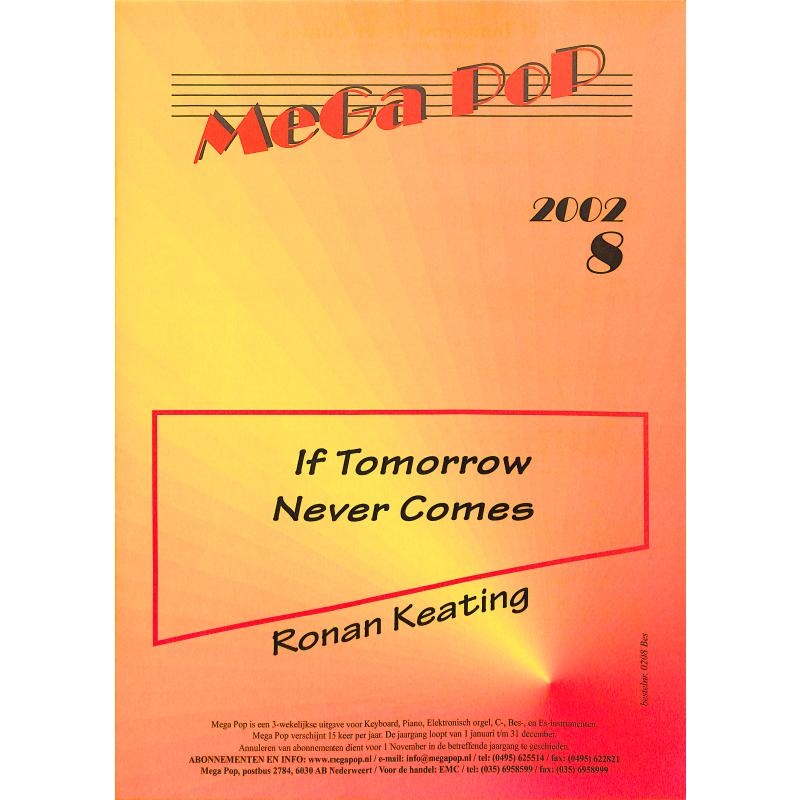 Titelbild für MDFK 0208-BES - If tomorrow never comes