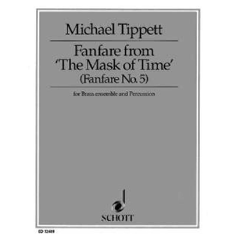 Titelbild für ED 12489 - FANFARE FROM THE MASK OF TIME (FANFARE NR 5)