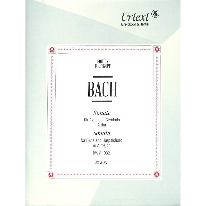 Titelbild für EB 8583 - SONATE A-DUR BWV 1032