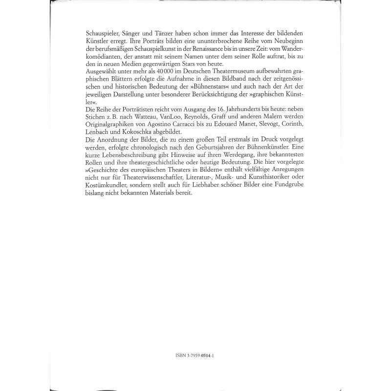 Notenbild für NB 0514 - BUEHNENSTARS - PORTRAITS VON SCHAUSPIELERN