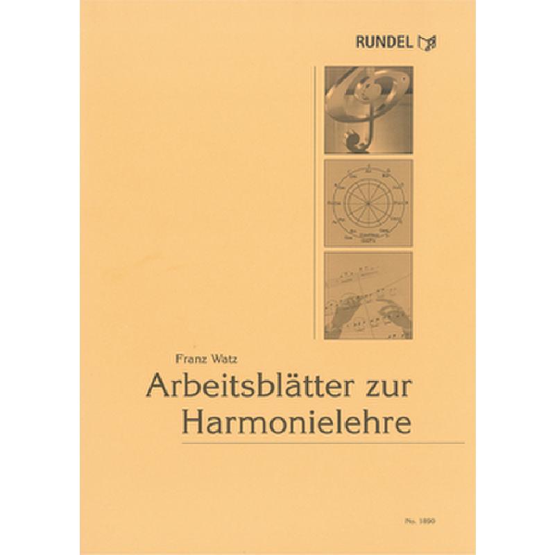 Titelbild für RUNDEL 1890 - ARBEITSBLAETTER ZUR HARMONIELEHRE