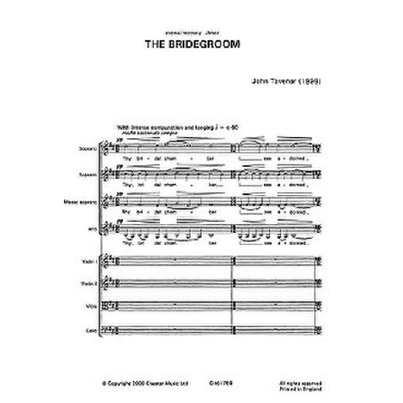 Titelbild für CH 61780 - THE BRIDEGROOM