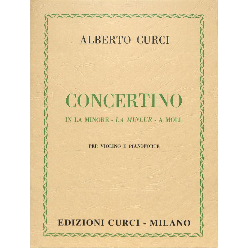 Titelbild für CURCI 1377 - CONCERTINO A-MOLL