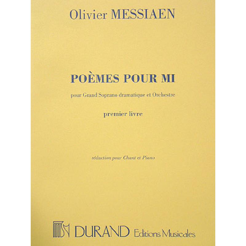 Titelbild für DF 12729 - Poemes pour mi 1