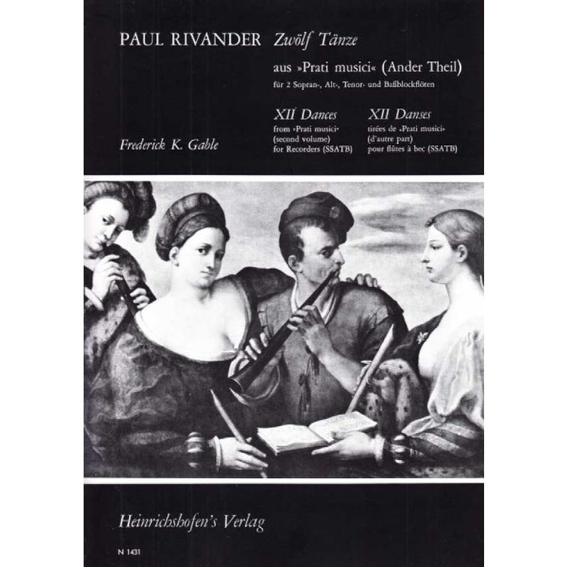 Titelbild für N 1431 - 12 TAENZE (PRATI MUSICI)