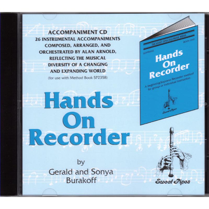 Titelbild für SWEET 2358CD - HANDS ON RECORDER - BEGLEITUNGEN