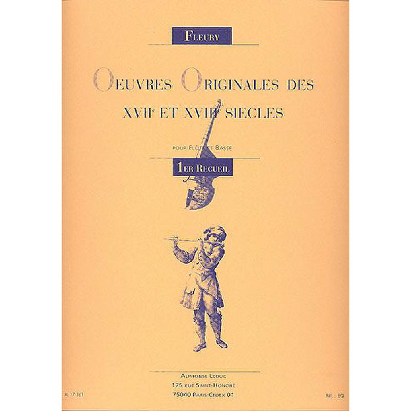 Titelbild für AL 17361 - OEUVRES ORIGINALES 1  DES 17 ET 18 SIECLES
