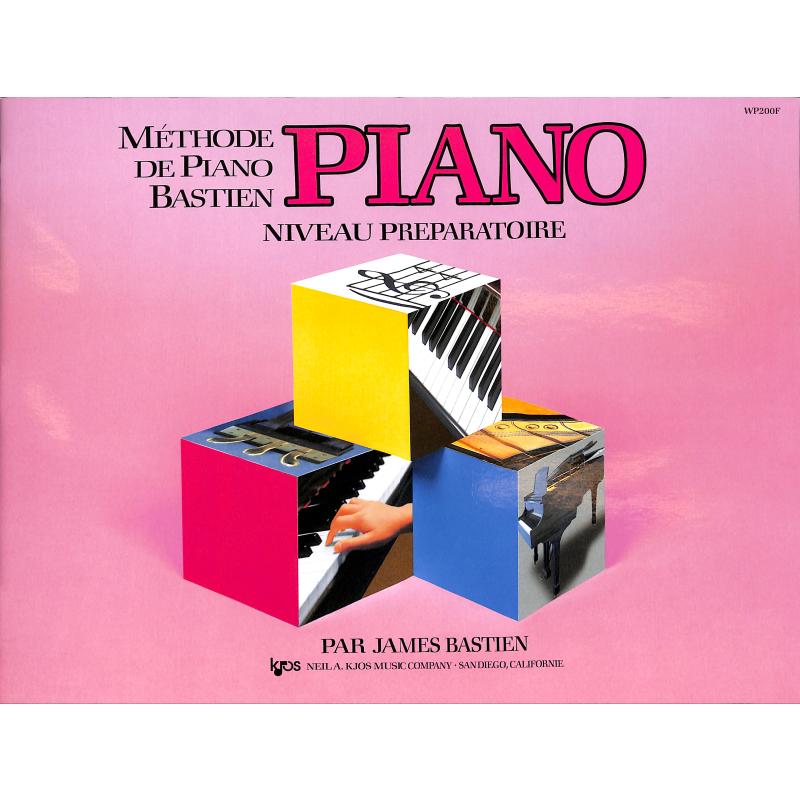 Titelbild für MF 929 - METHODE DE PIANO - PREPARATOIRE