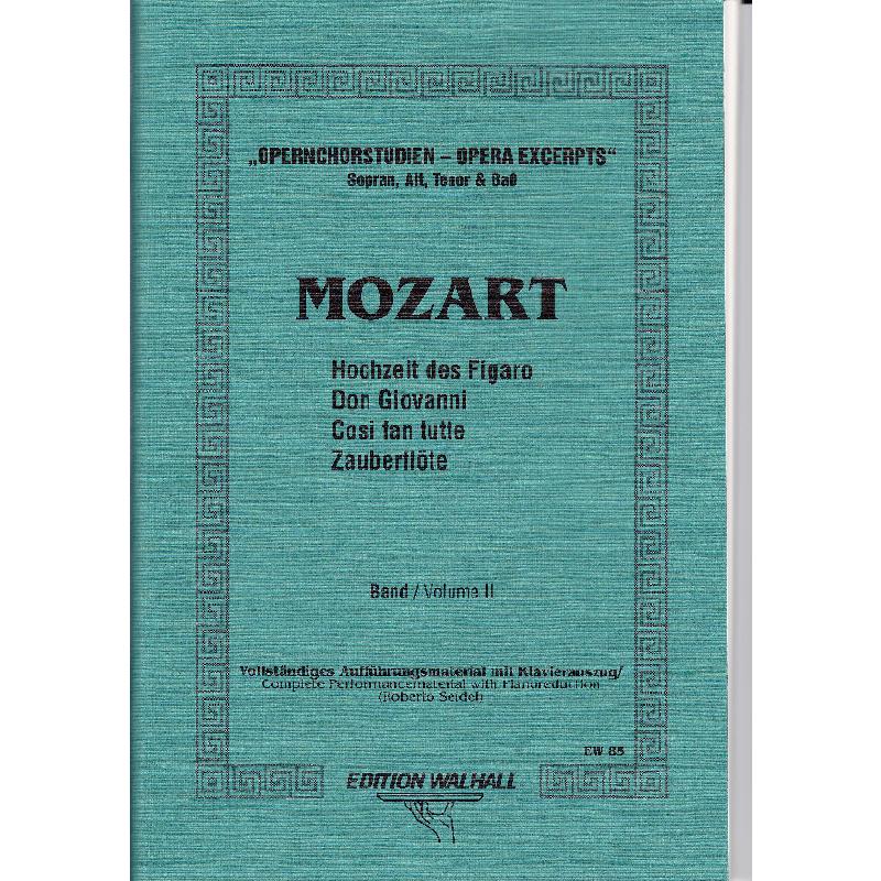 Titelbild für WALHALL 85 - FIGARO + DON GIOVANNI + COSI FAN TUTTE + ZAUBERFLOETE