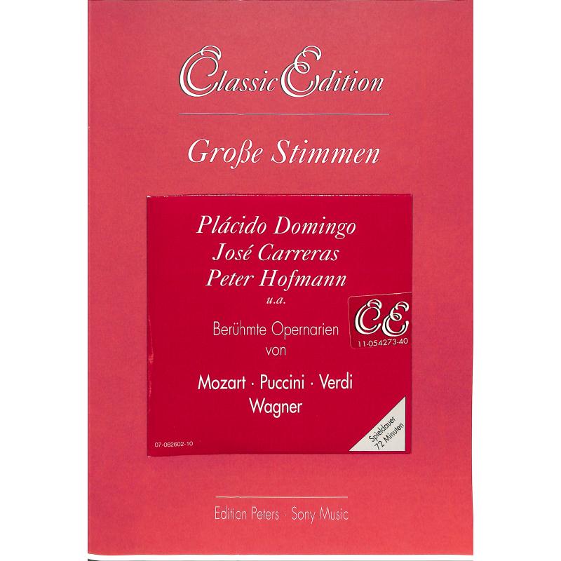 Titelbild für EPCE 221 - GROSSE STIMMEN DOMINGO CARRERAS HOFMANN (TENOR)