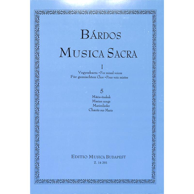 Titelbild für EMB 14293 - MUSICA SACRA 1/5 - MARIENLIEDER