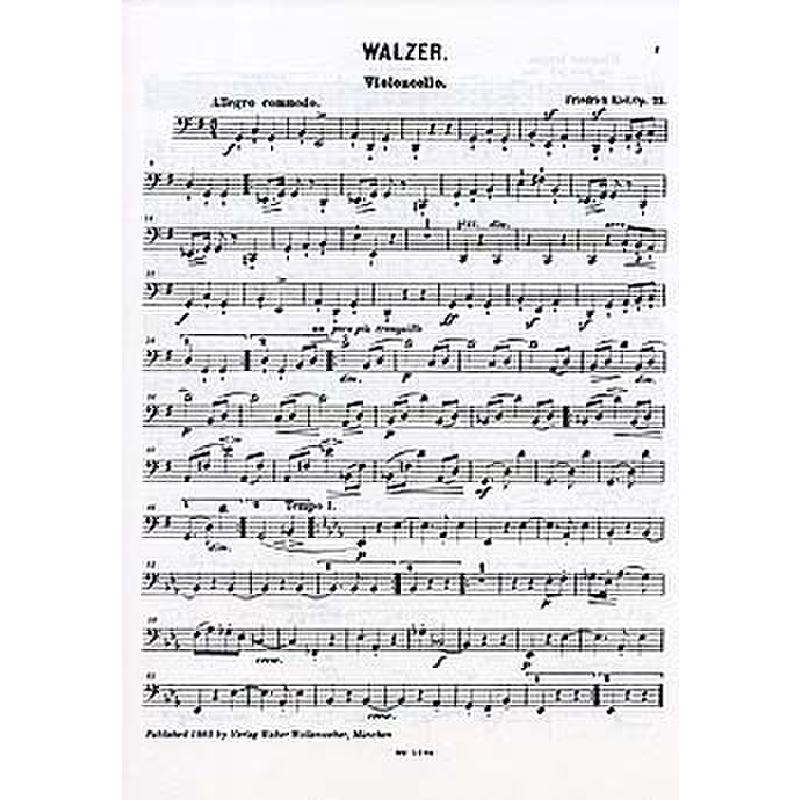 Titelbild für WW 104B-VC - WALZER OP 73