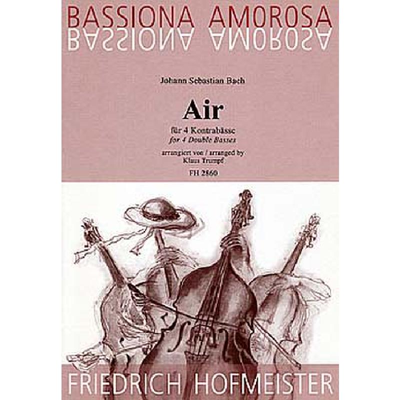 Titelbild für FH 2860 - AIR (ORCHESTERSUITE 3 D-DUR BWV 1068)