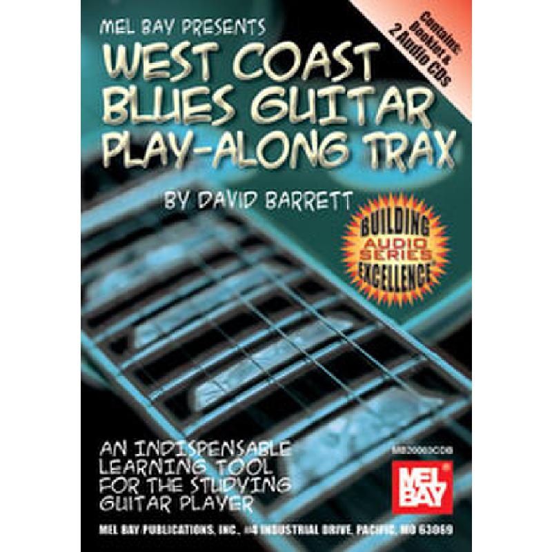 Titelbild für MB 20003CDB - WEST COAST BLUES GUITAR PLAY ALONG TRAX