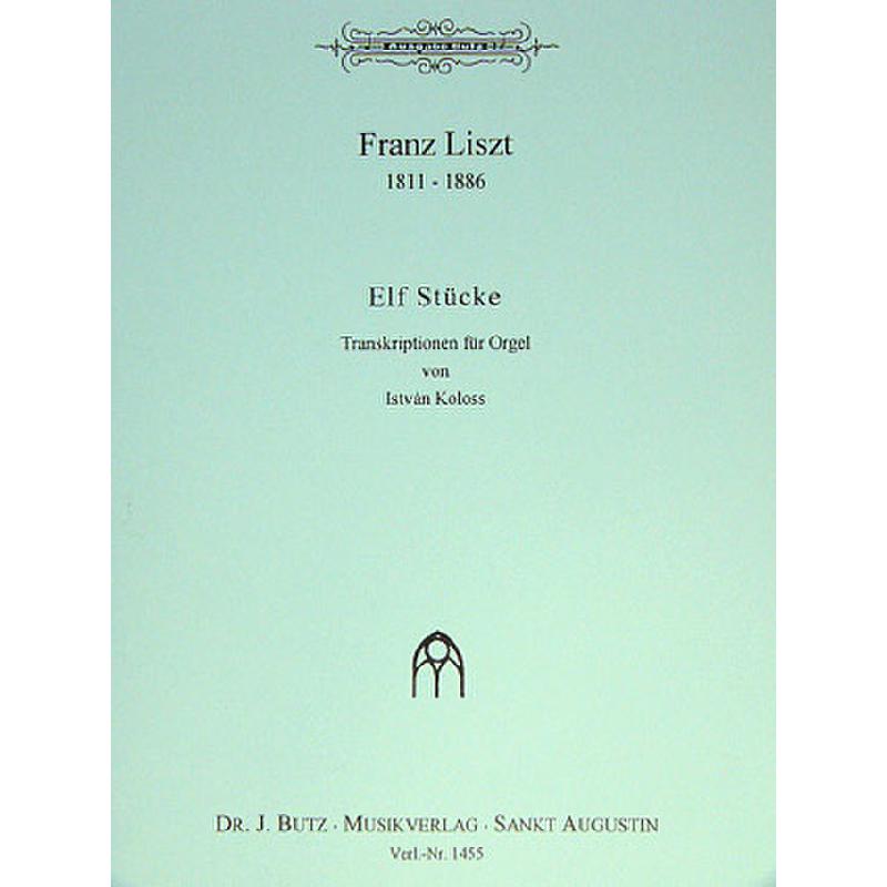 Titelbild für BUTZ 1455 - 11 STUECKE   TRANSKRIPTIONEN