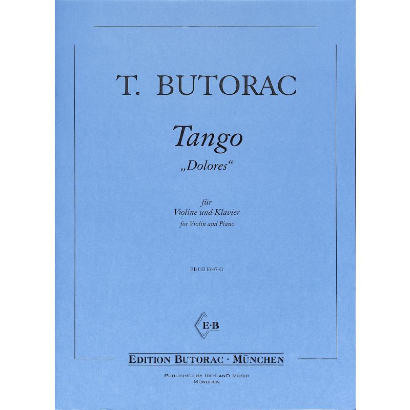 Titelbild für BUTORAC -E047-G - TANGO DOLORES