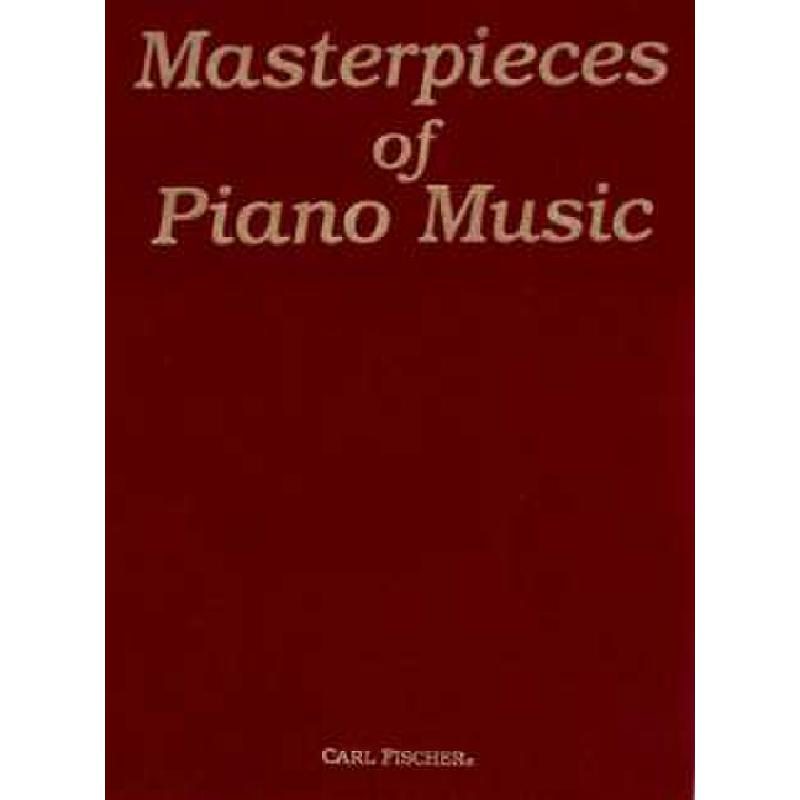Titelbild für CF -O3619 - MASTERPIECES OF PIANO MUSIC