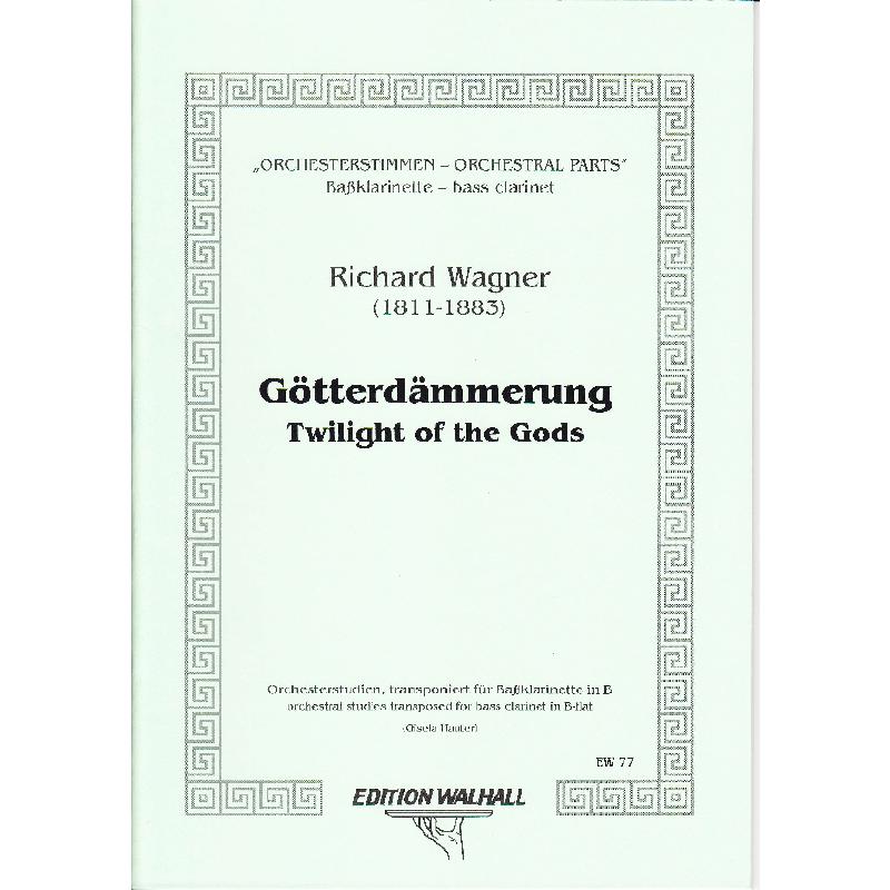 Titelbild für WALHALL 77 - GOETTERDAEMMERUNG - ORCHESTERSTUDIEN
