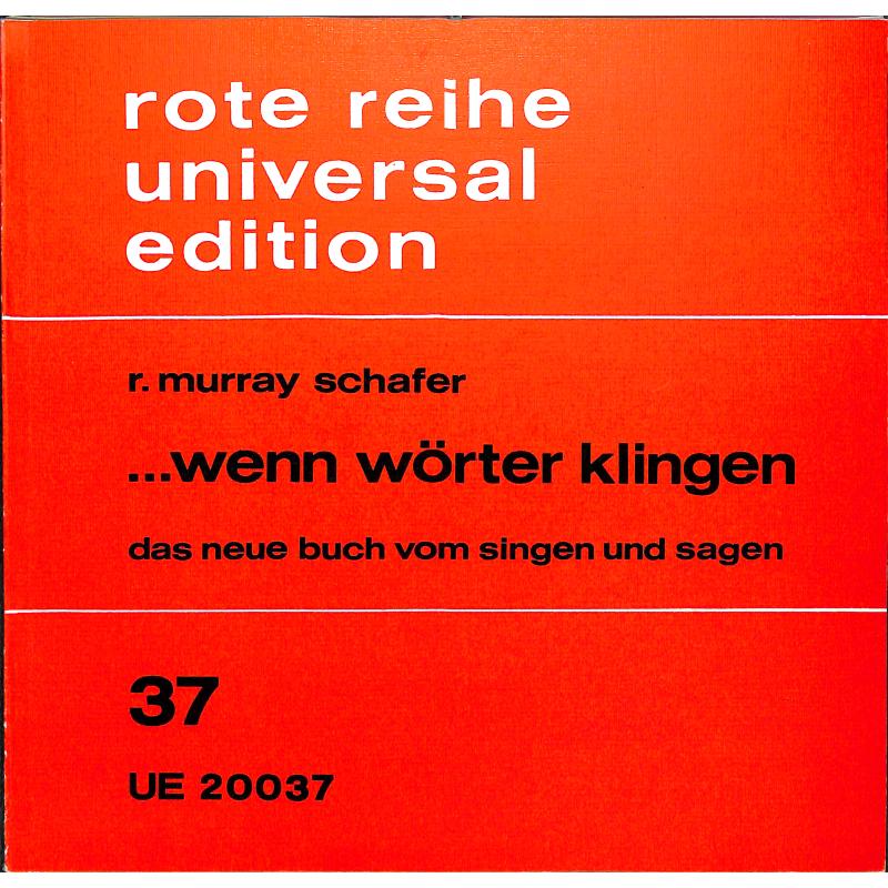 Titelbild für UE 20037 - WENN WOERTER KLINGEN