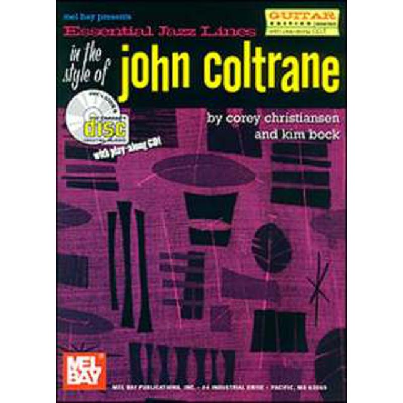 Titelbild für MB 99870BCD - ESSENTIAL JAZZ LINES IN THE STYLE OF JOHN COLTRANE