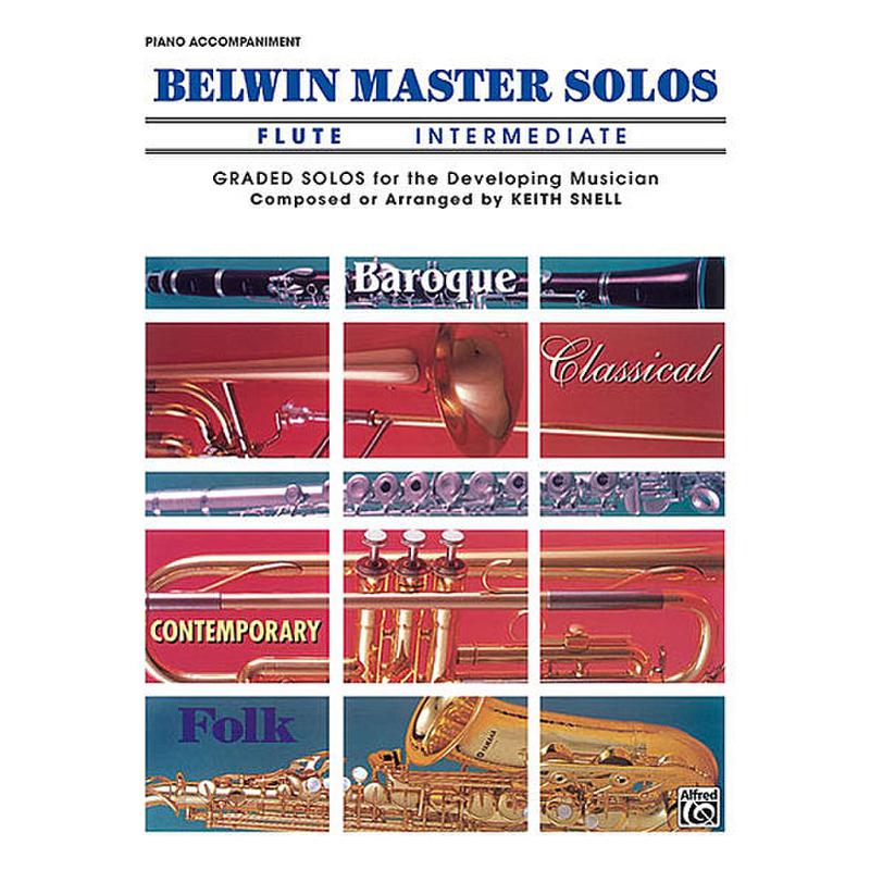 Titelbild für EL 03392 - BELWIN MASTER SOLOS 1 FL - INTE