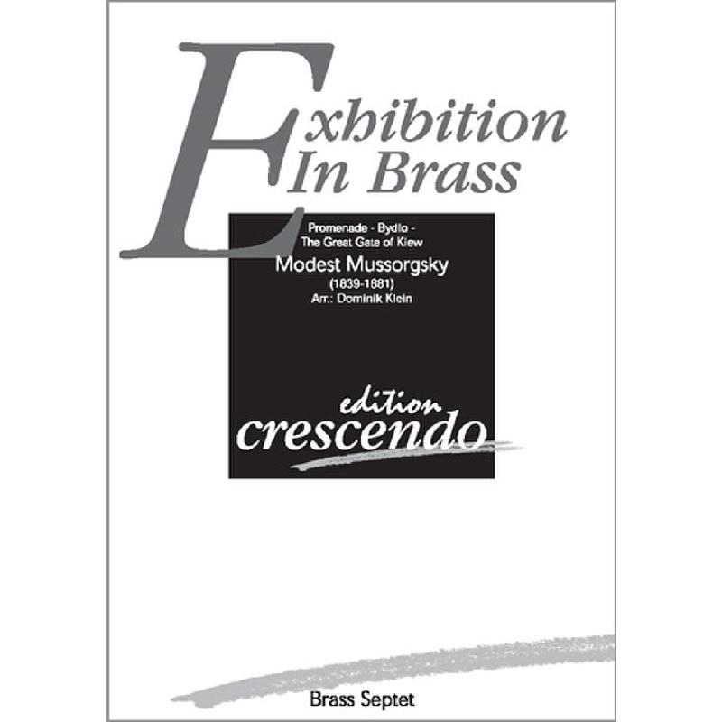 Titelbild für CRESCENDO -ECR0465 - Exhibition in brass (Bilder einer Ausstellung)