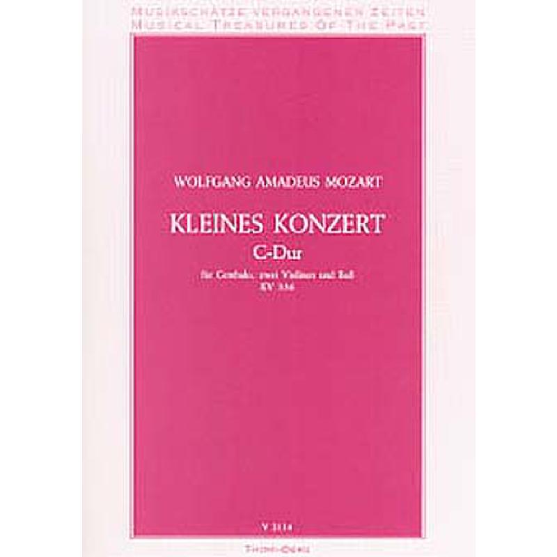 Titelbild für V 2114 - KLEINES KONZERT C-DUR KV 336