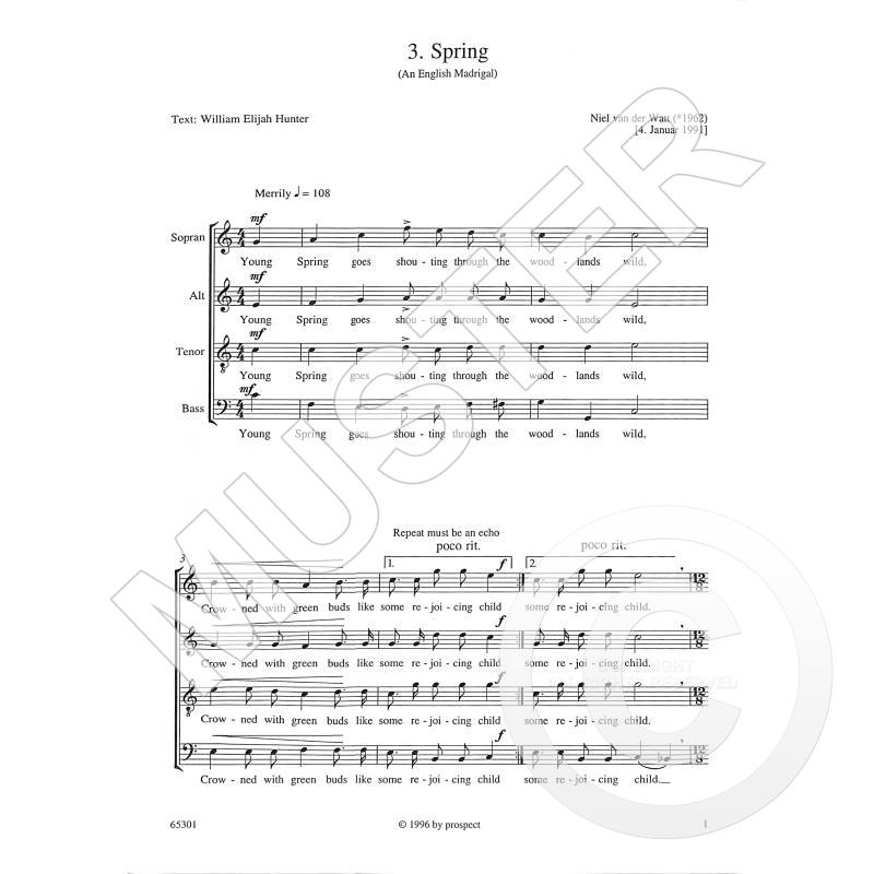 Titelbild für PROSPECT 65301 - SPRING (AN ENGLISH MADRIGAL)