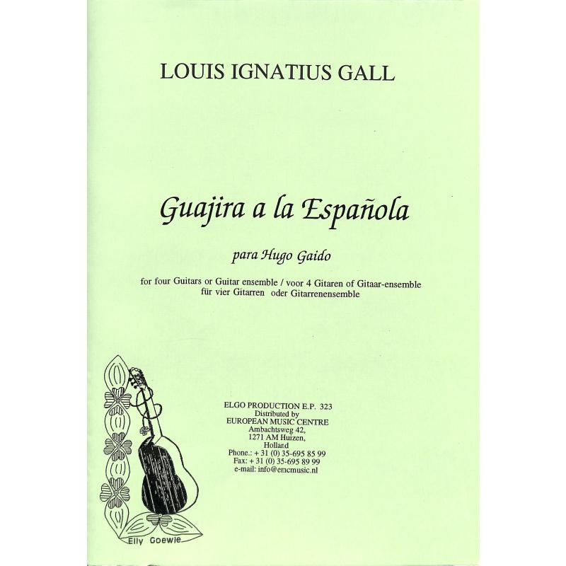 Titelbild für ELGO 323 - GUAJIRA A LA ESPANOLA