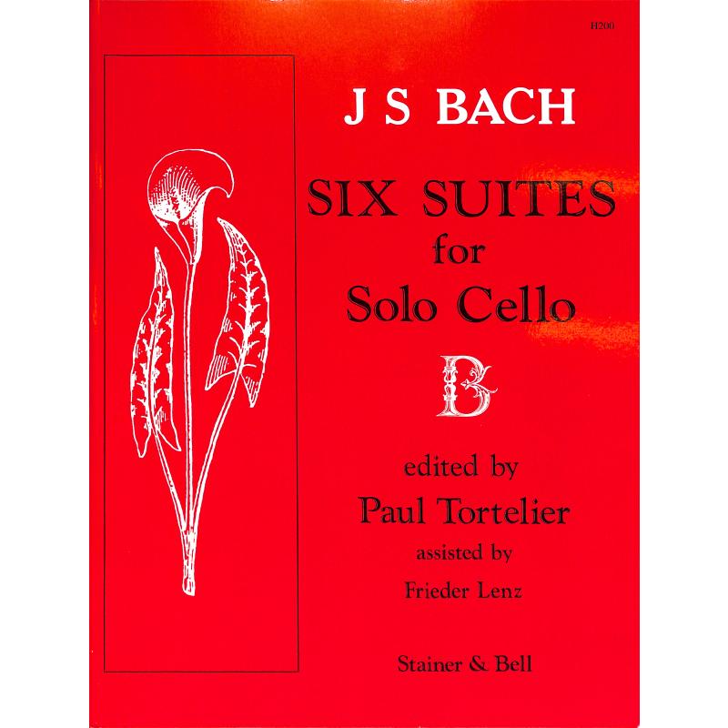 Titelbild für STAINER -H200 - 6 SUITEN BWV 1007-1012 (VC)