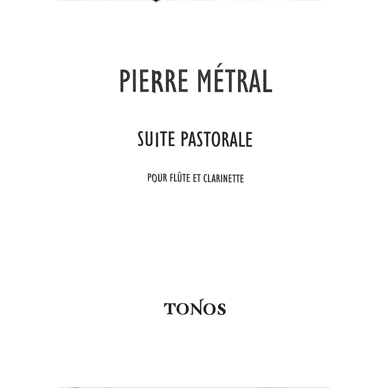 Titelbild für TONOS 9003 - SUITE PASTORALE